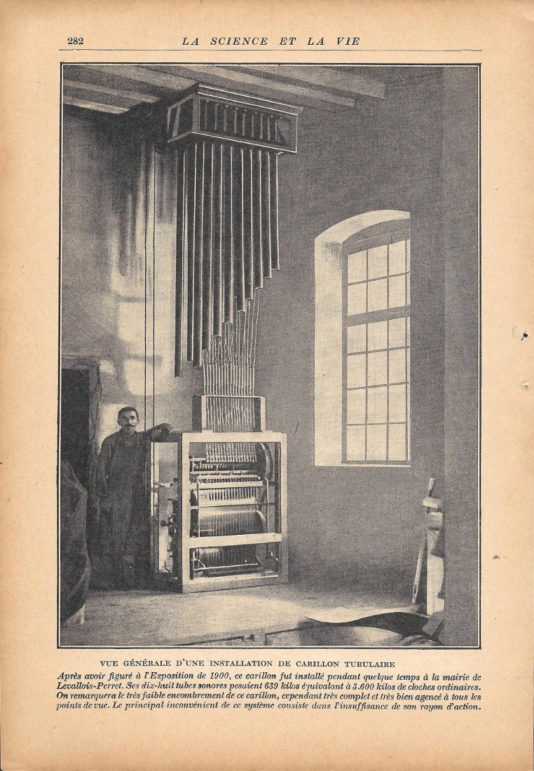 Vue generale d'une installation de carillon tubulaire - Immagine 1920