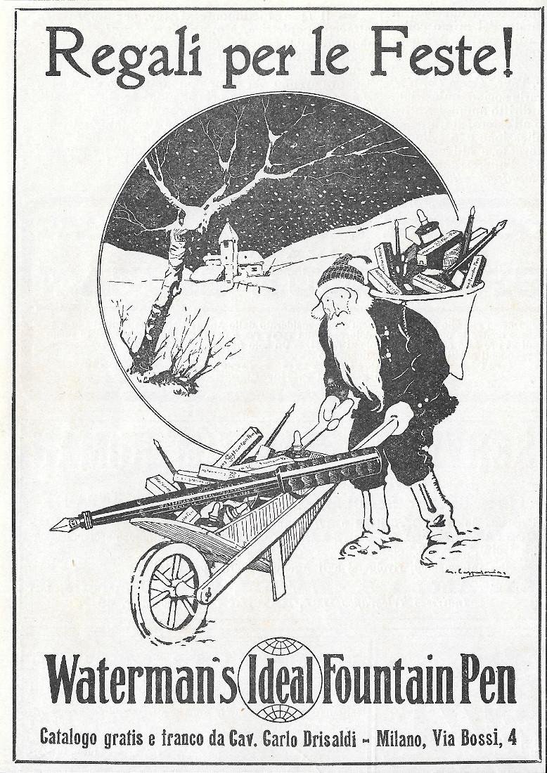 Waterman's Idal Fountain Pen. Advertising 1920