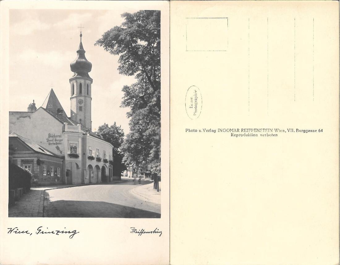 Wien, Grinzing . Non viaggiata