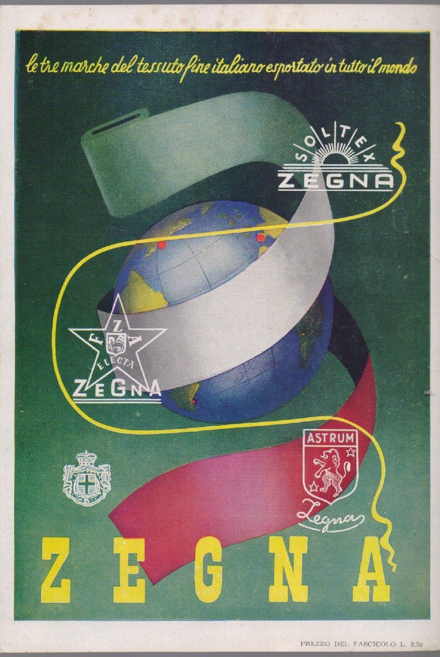Zegna. Advertising 1940