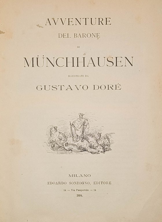 Avventure del barone di Munchausen illustrate da Gustavo Doré