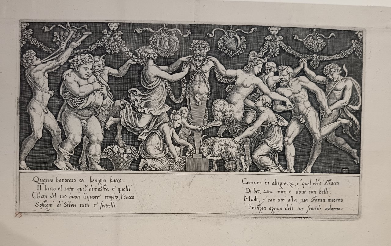 Baccanale davanti l'erma di Priapo, c. 1532