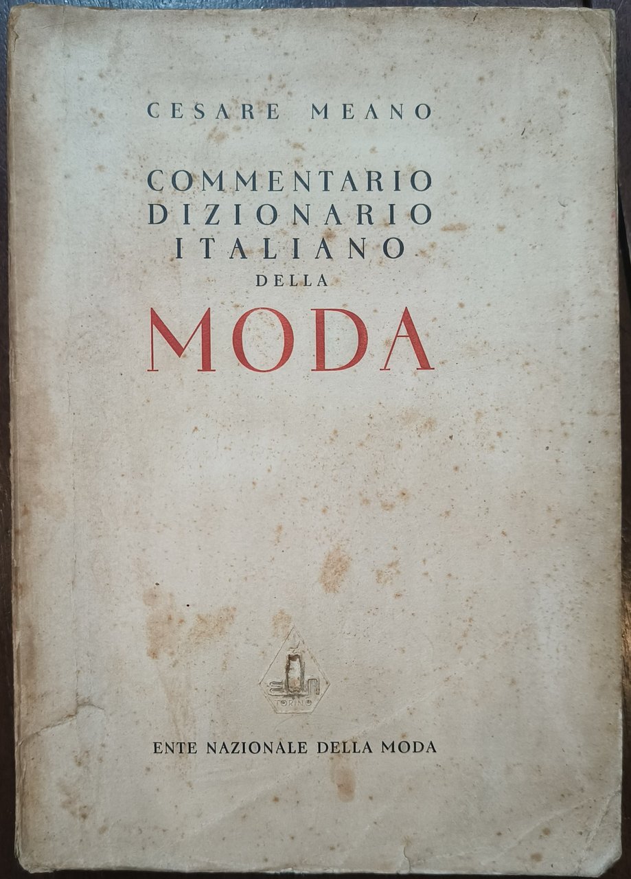 Commentario dizionario italiano della moda