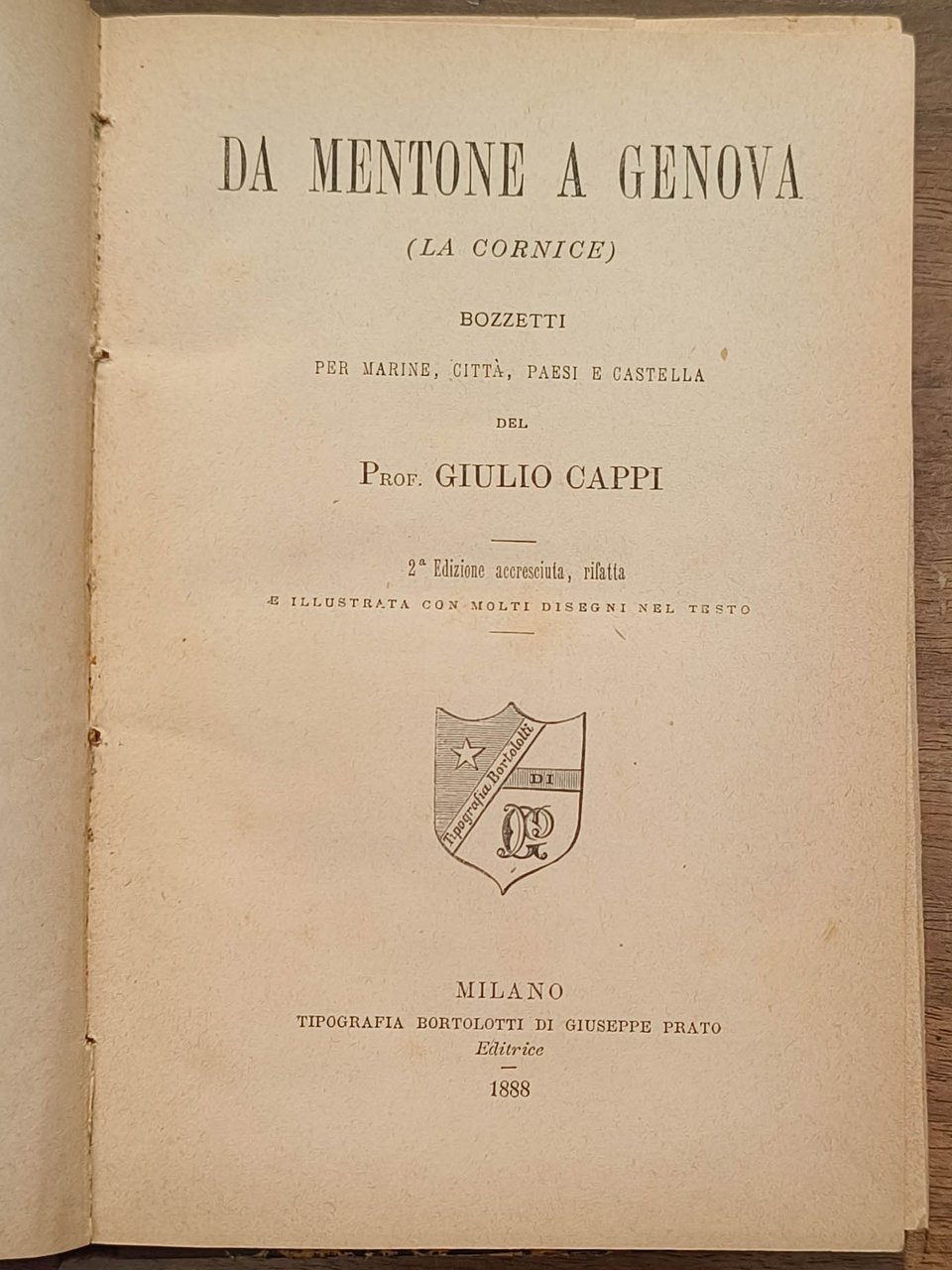 Da Mentone a Genova (La Cornice). Bozzetti per marine, città, …