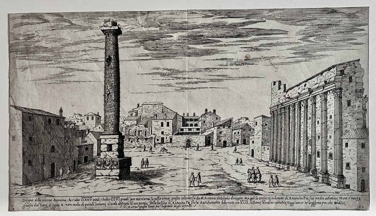 Disegno della colonna Antonina, 1575 | Immagine principale