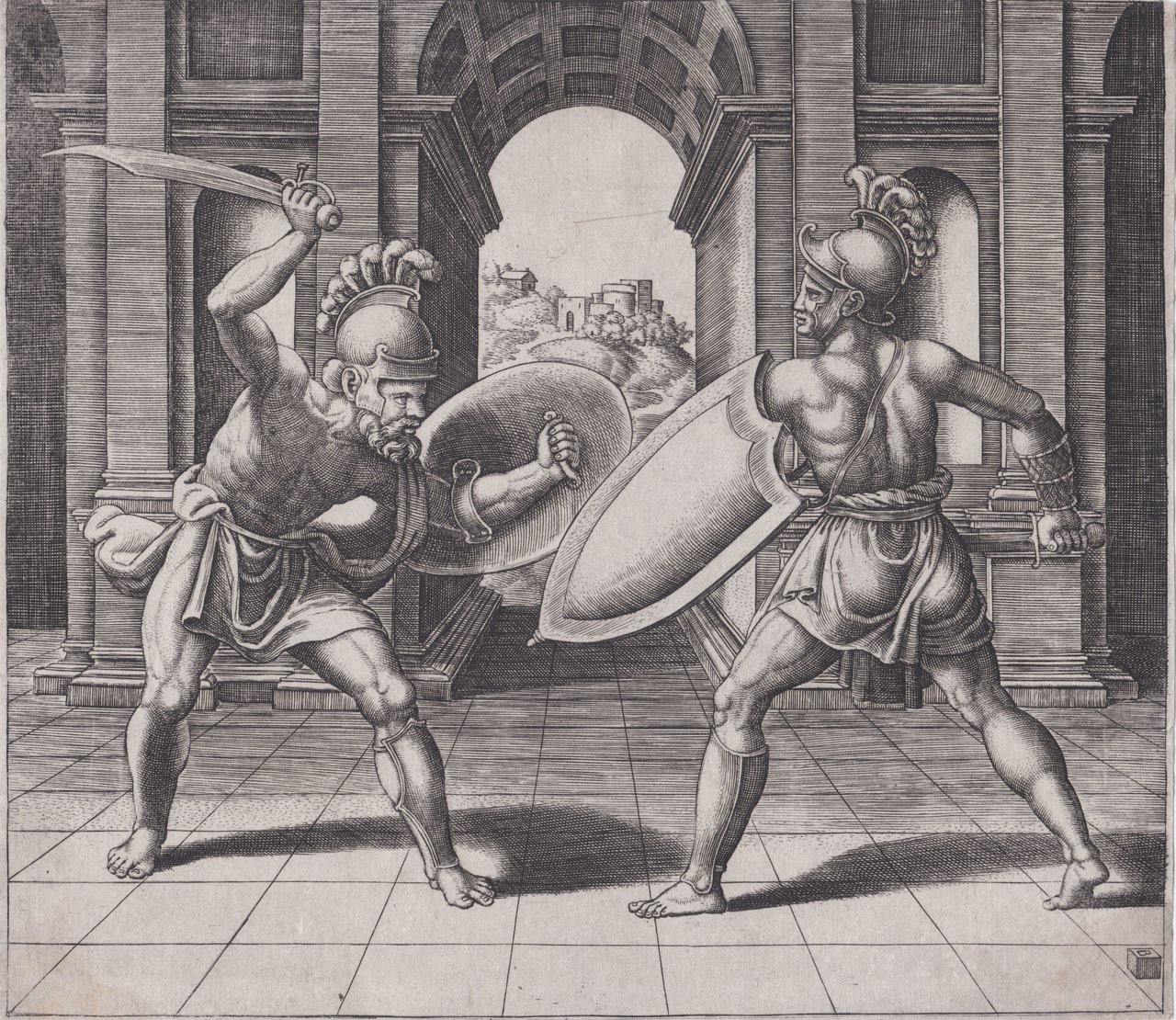 Due gladiatori, c. 1532