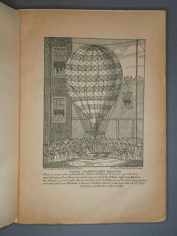 Francesco Zambeccari aeronauta. Bologna (1752-1812)