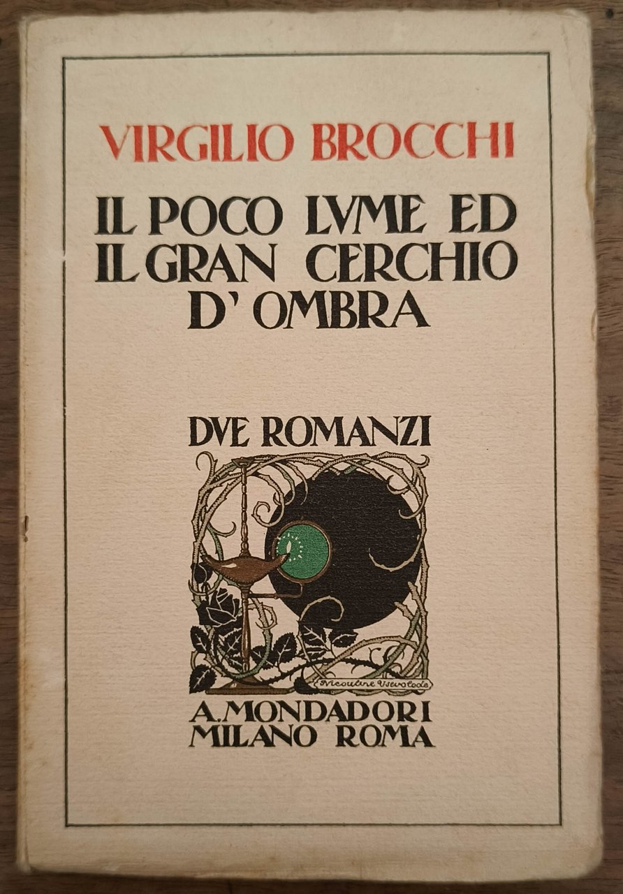 Il poco lume ed il gran cerchio d'ombra. Due romanzi