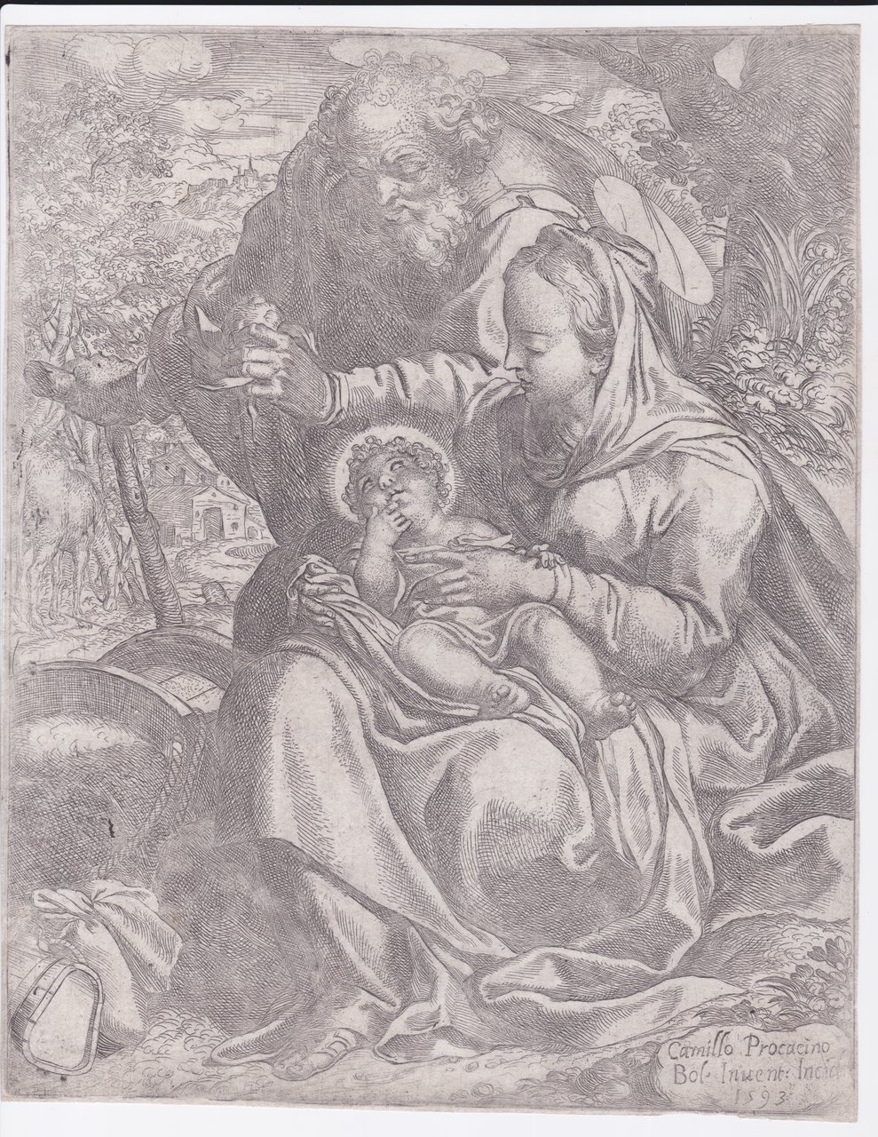Il Riposo durante la Fuga in Egitto, 1593 | Immagine principale