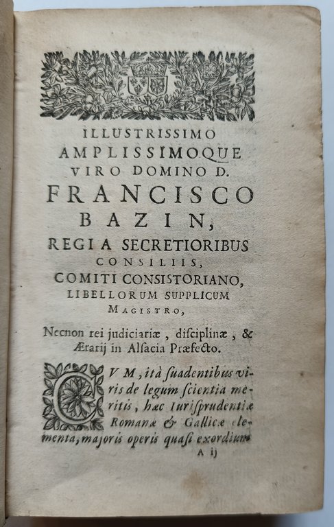 Institutiones Justiniani, Singulari Methodo Illustratae et Cum Jure Gallico Collatae