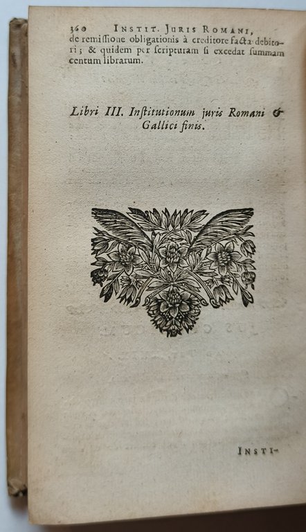 Institutiones Justiniani, Singulari Methodo Illustratae et Cum Jure Gallico Collatae