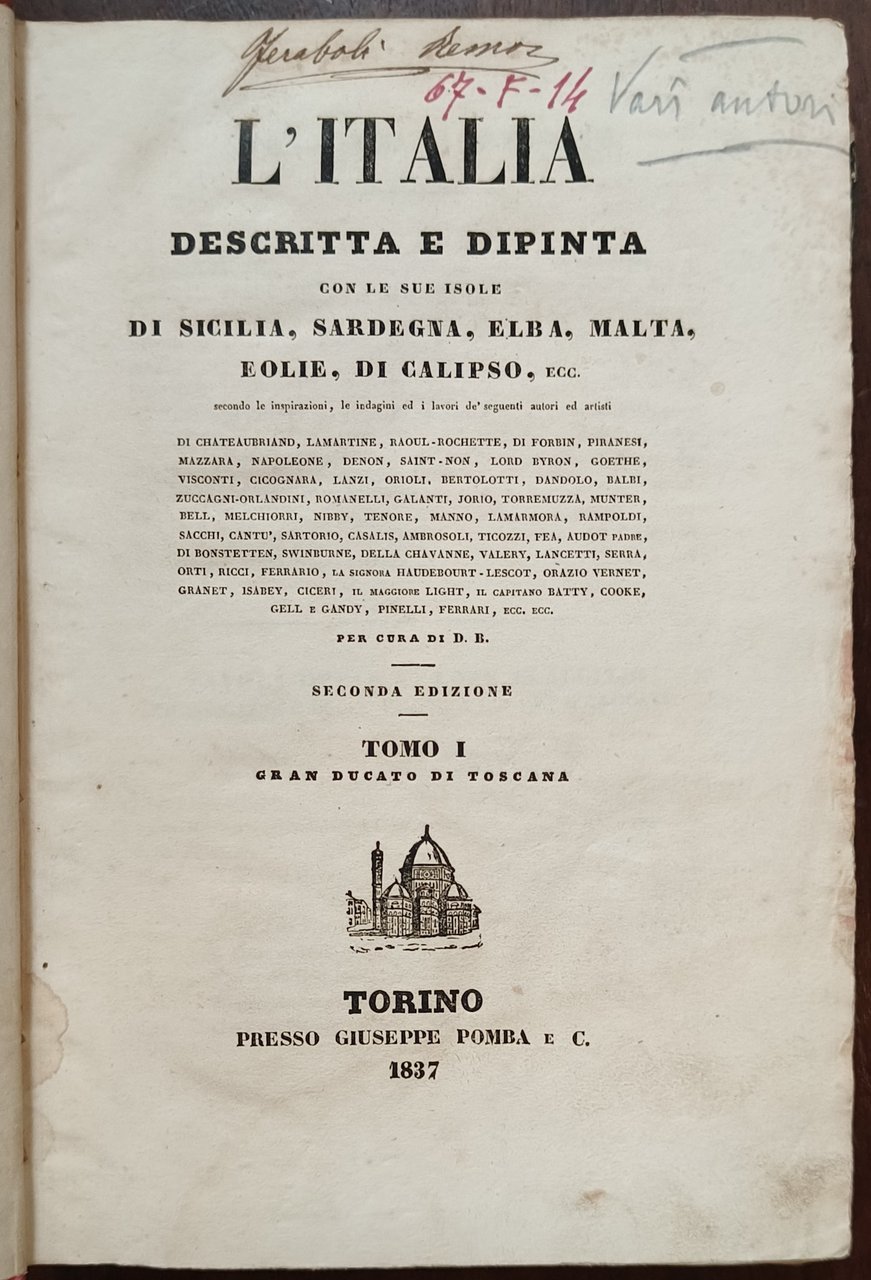 L'Italia descritta e dipinta con le sue isole di Sicilia, …