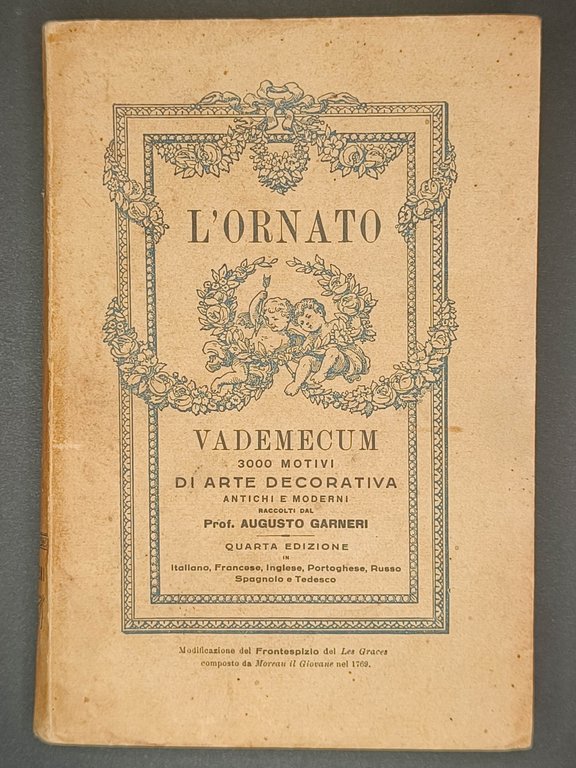 L'ornato. Vademecum 3000 motivi di arte decorativa antichi e moderni | Immagine Gallery 1