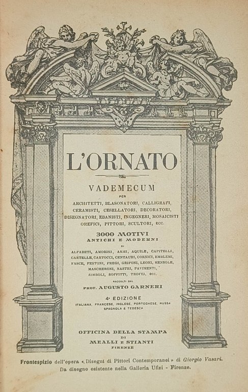 L'ornato. Vademecum 3000 motivi di arte decorativa antichi e moderni
