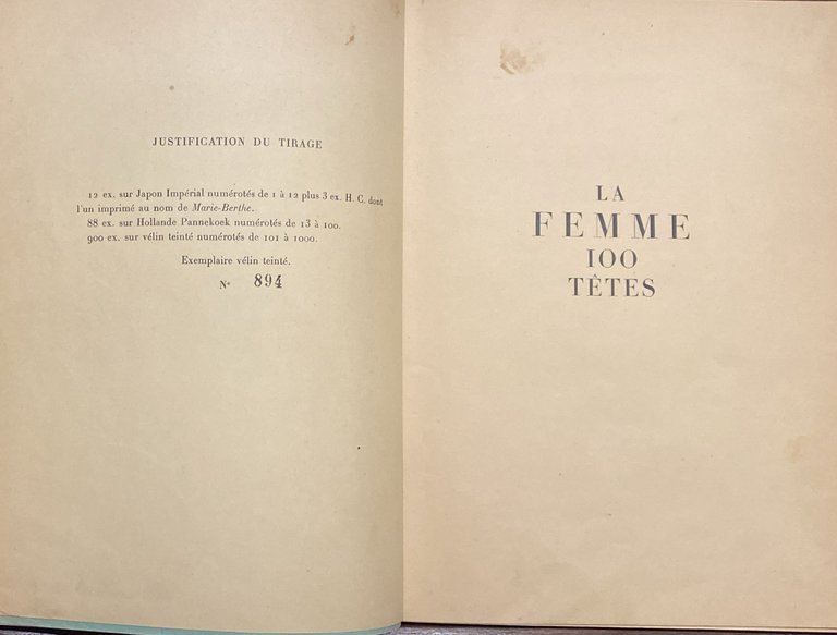 La femme des 100 têtes