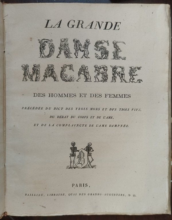 La grande danse macabre des hommes et des femmes