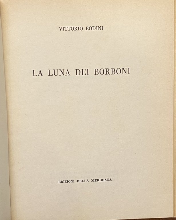 La luna dei Borboni