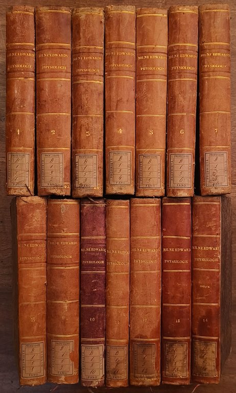 Leçons sur la physiologie et l'anatomie comparée de l'homme et …