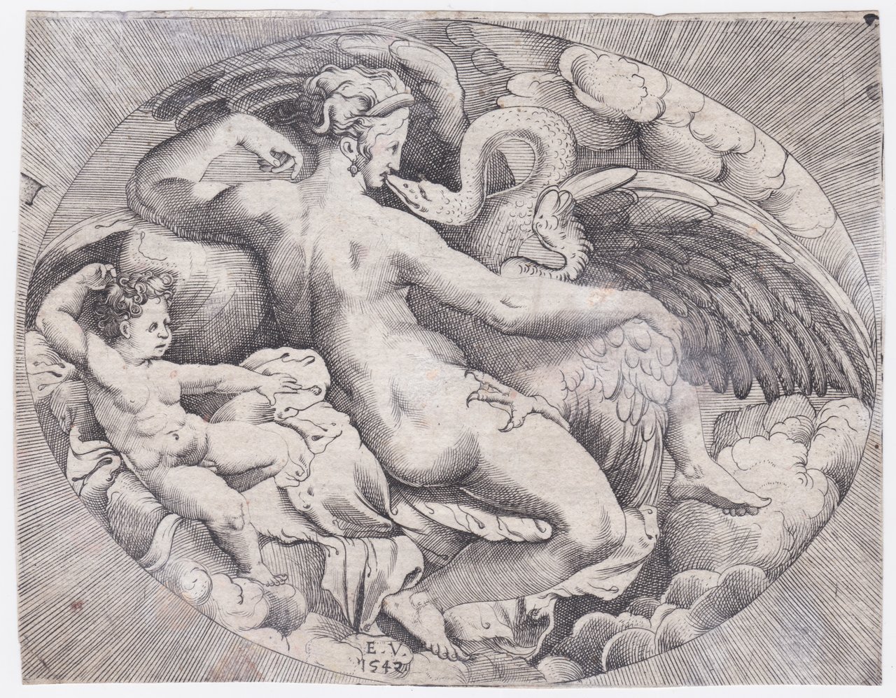 Leda e il cigno, 1542