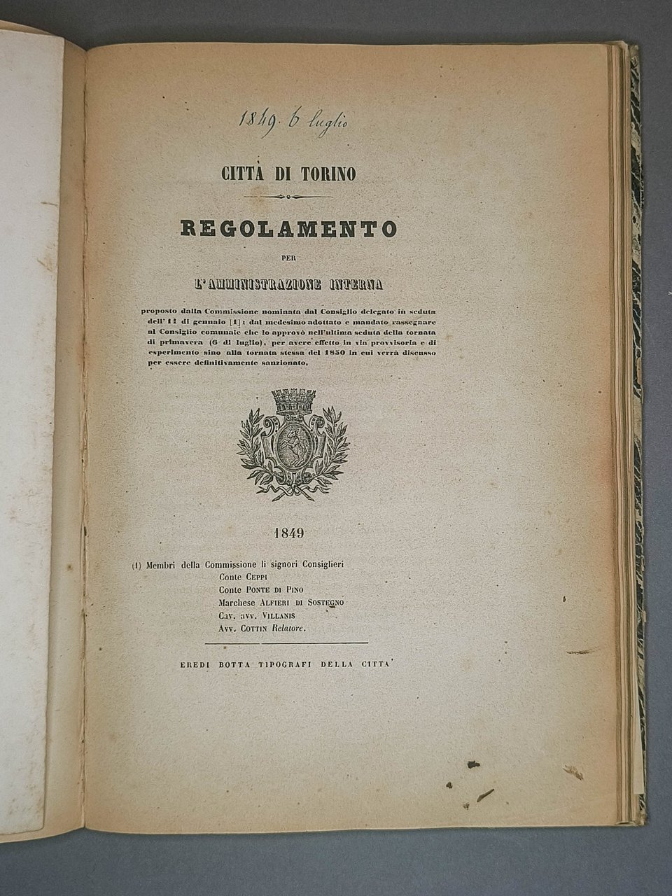 Legge e regolamento comunale - Città di Torino. Regolamento per …