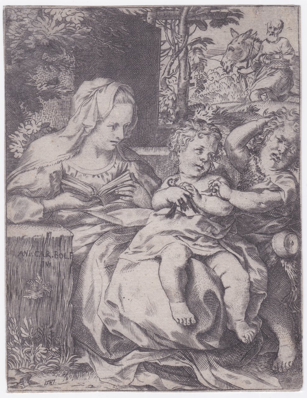 Madonna della rondine, 1587