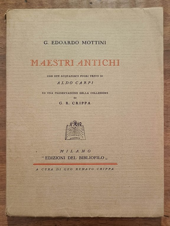 Maestri antichi