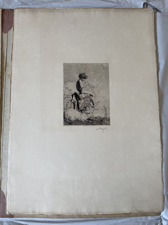 MARIANO FORTUNY 1838 Reus -- Roma 1874 EAUX-FORTES ORIGINALES.