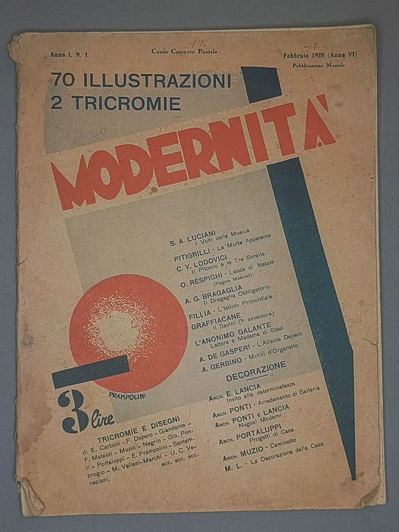Modernità anno I n. 1