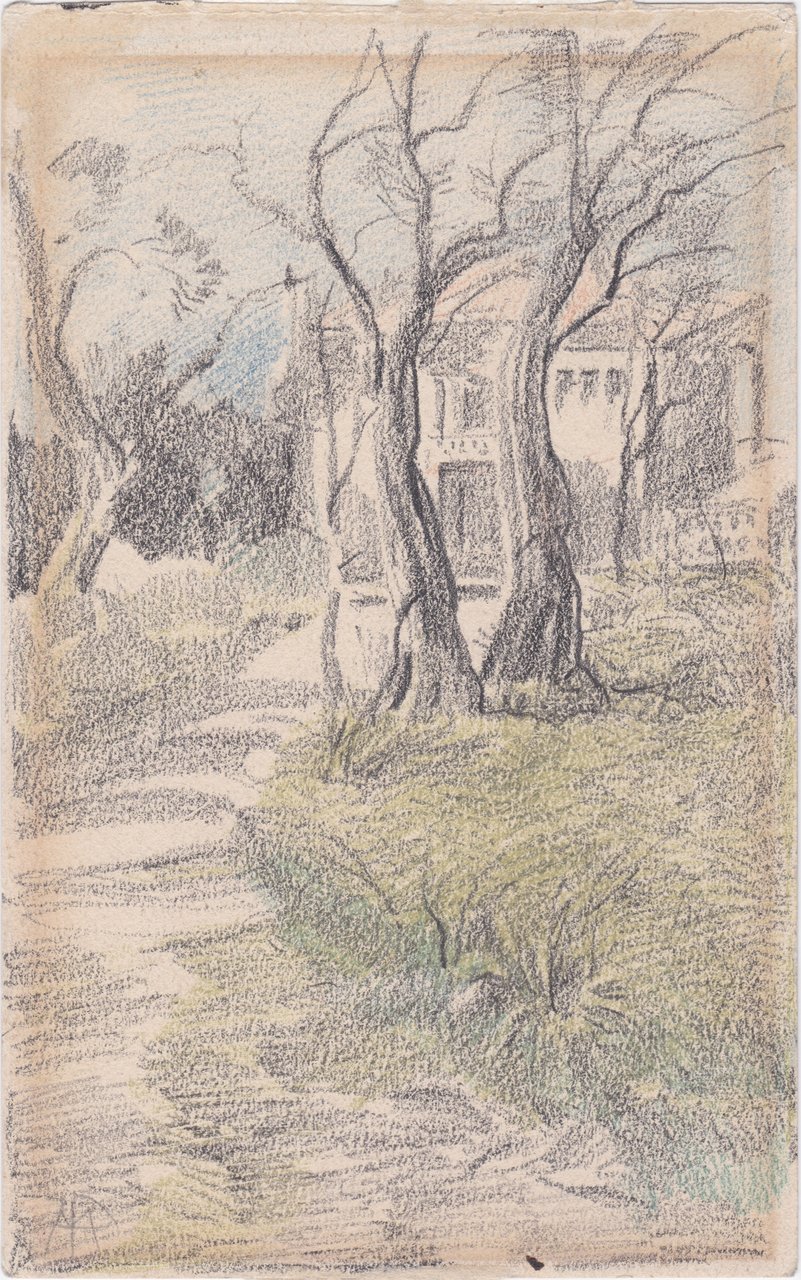 Paesaggio. Villa di Bordighera.