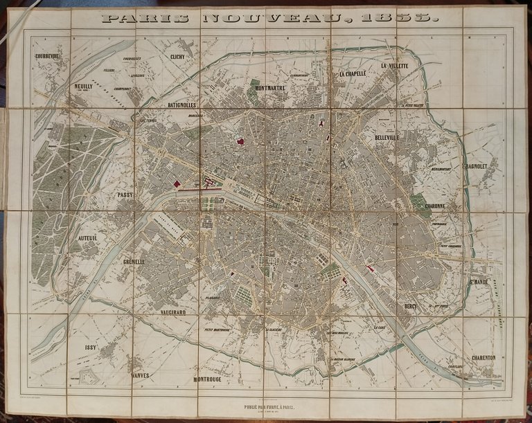 Paris nouveau (carte, mappa)