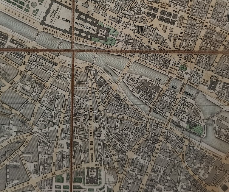 Paris nouveau (carte, mappa)