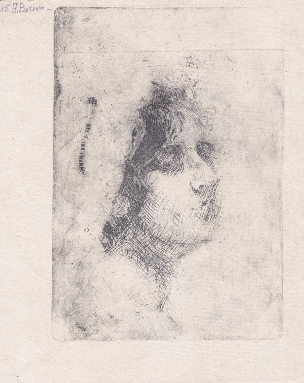 Ritratto di donna di profilo, 1907