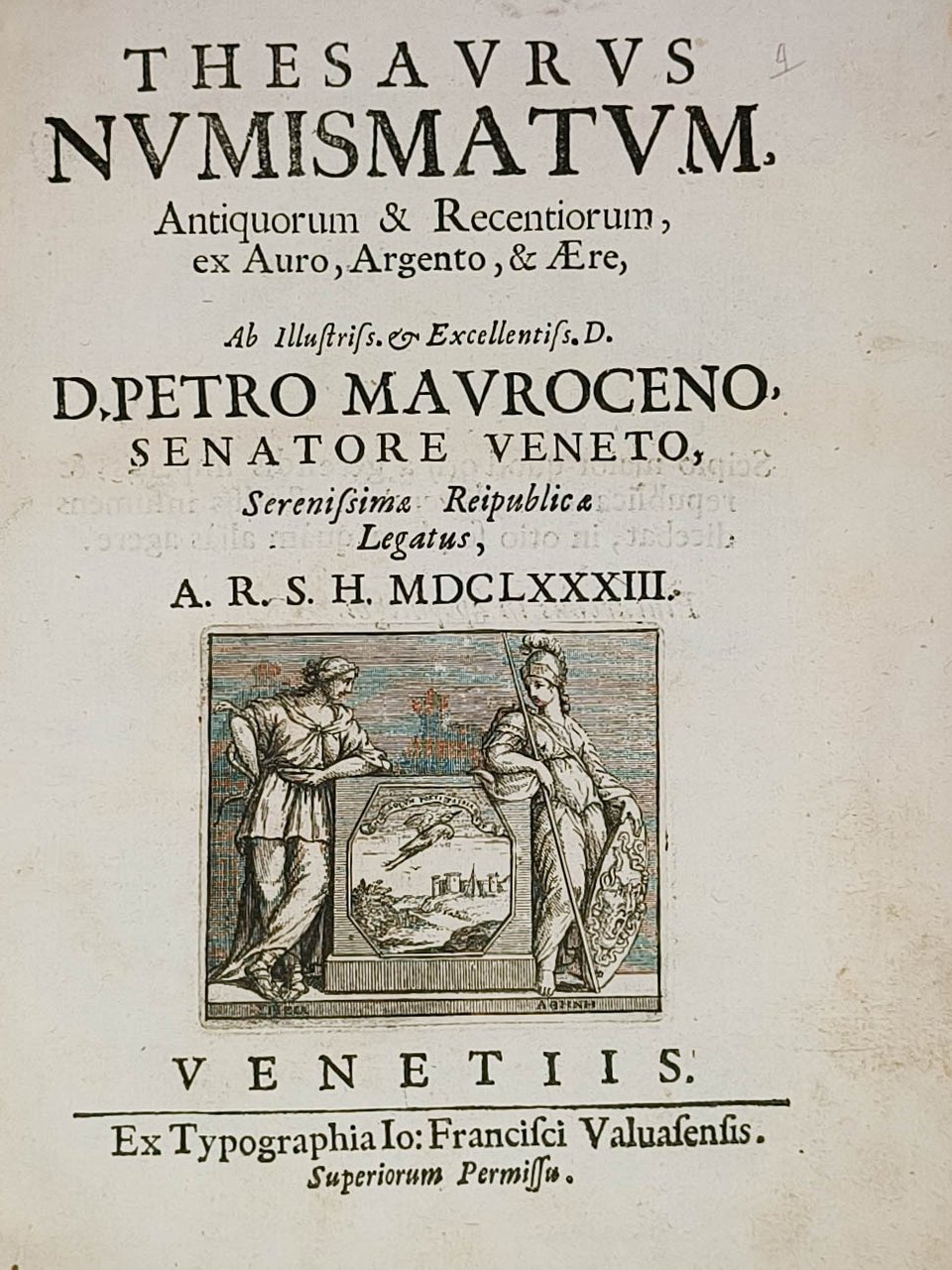 Thesaurus numismatum, antiquorum & recentiorum, ex auro, argento, & aere