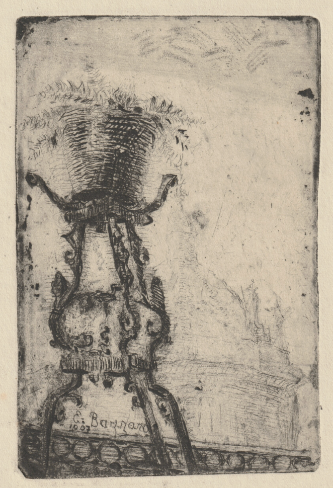 Tripode e cupola di San Lorenzo a Milano, 1907