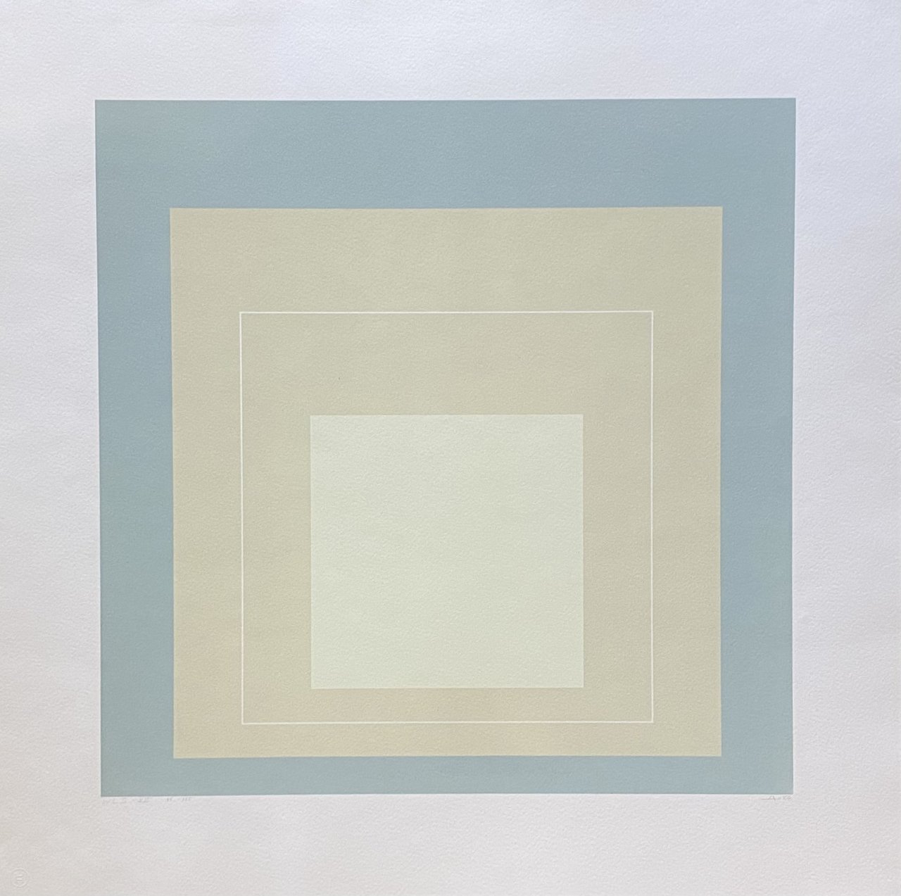 White line square-VII, 1966 (Series I)