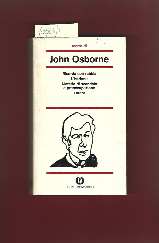Ricorda con rabbia- L'istrione- Materia di scandalo e preoccupazione- Lutero