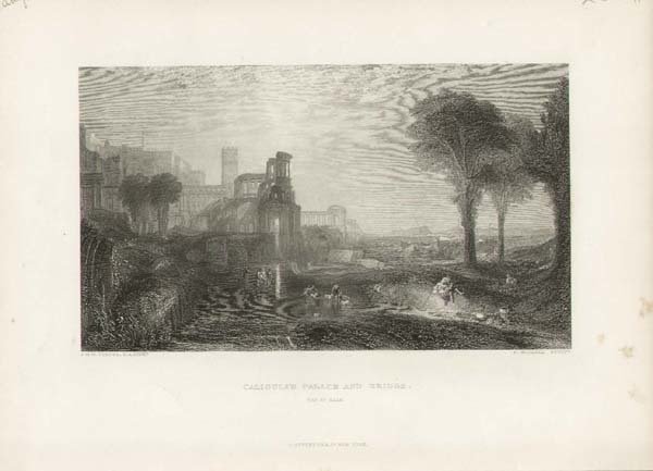 BAIA - "Caligula's Place and Bridge, bay of Baiae". J.M.W. …