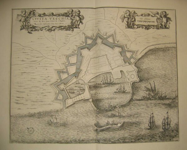CIVITAVECCHIA - MORTIER, Pierre. 1724. "Port de Mer dans l'Etat …