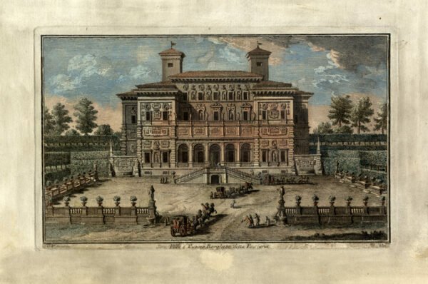 ROMA - VASI, Giuseppe (Corleone 1710-1782) "Villa e Casino Borghese …