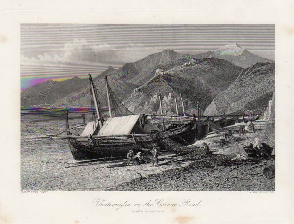 VENTIMIGLIA - on the Cornice Road. Harry Fenn pinx. A. …