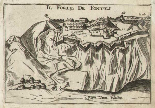 FORTE DE FUENTES - "Il Forte de Fontes". Veduta dall'alto …