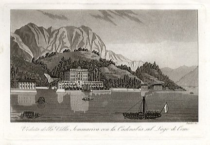 LAGO DI COMO - Veduta della Villa Sommariva con la …