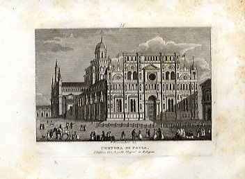 PAVIA - Certosa di Pavia. Franceschini inc.