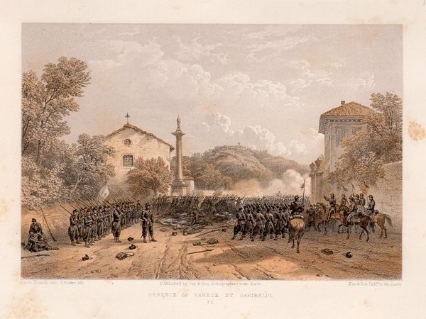 VARESE -“ Guerra 'Italia. â€œDefence of Varese by Garibaldi. Carlo …