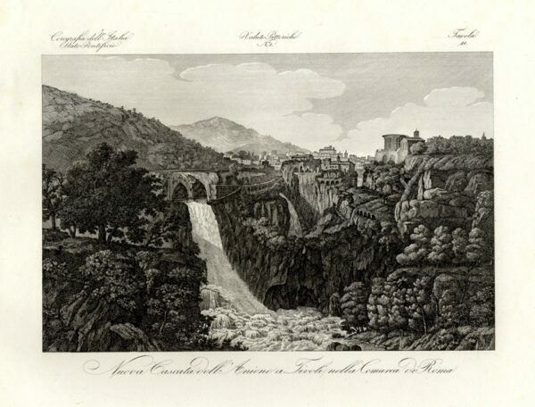 TIVOLI - "Nuova cascata dell'Aniene".