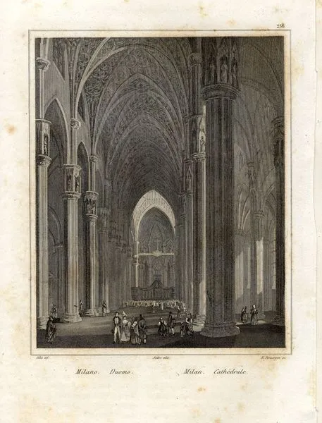 MILANO - "Duomo". Veduta di interno. | Immagine principale