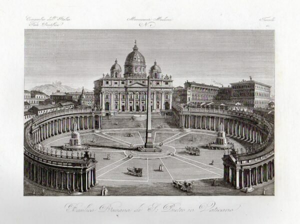 ROMA -“ "Basilica Romana di S. Pietro in Vaticano"