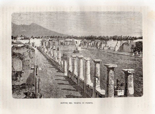 POMPEI - "Rovine del Tempio di Pompei"