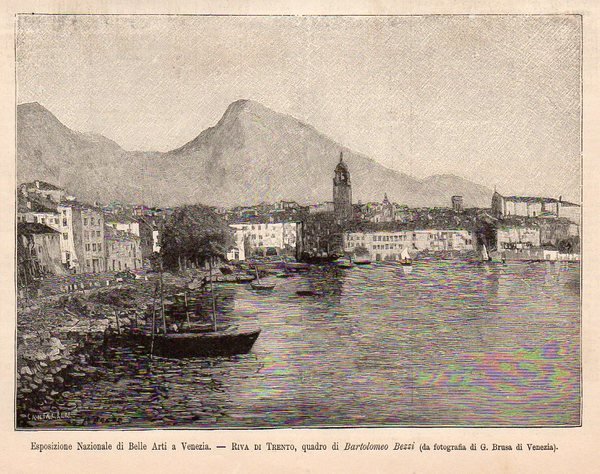 RIVA DEL GARDA – “Riva di Trento”, dal quadro di …