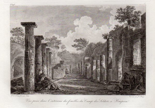 POMPEI â€“ â€œVue prise dans lÃ­intÃ¨rieur des fouilles du Camp …